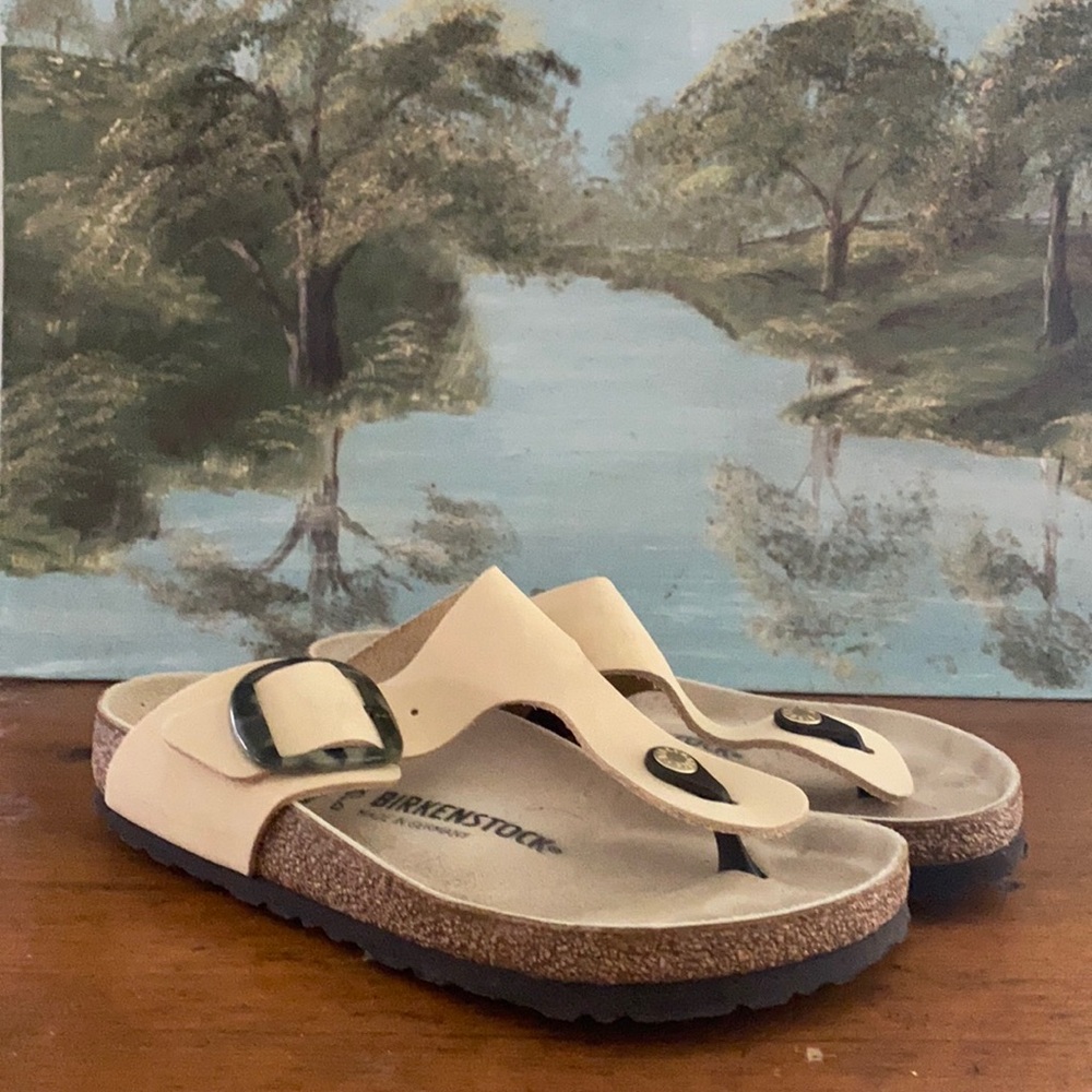 🌿 BIRKENSTOCK GIZEH BIG BUCKLE SANDALS 🌱